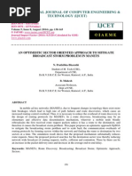 An Optimistic Sector Oriented Approach to Mitigate Broadcast Storm Problem in Manets