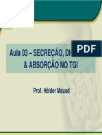 Aula 03 Secrecao Digestao e Absorcao Psicologia 2009