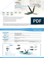WF2166 AC1200 Wireless Dual Band PCI-E Adapter