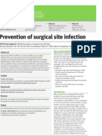 Prevention of Surgical Site Infection