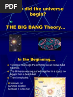 How Did The Universe Begin?