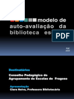 Modelo de auto avaliaçã apresentação ao CP