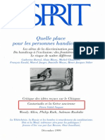 1999 Vidal-Naquet - Castoriadis Et La Grèce Ancienne - ESPRIT