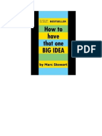 How To Have That One Big Idea