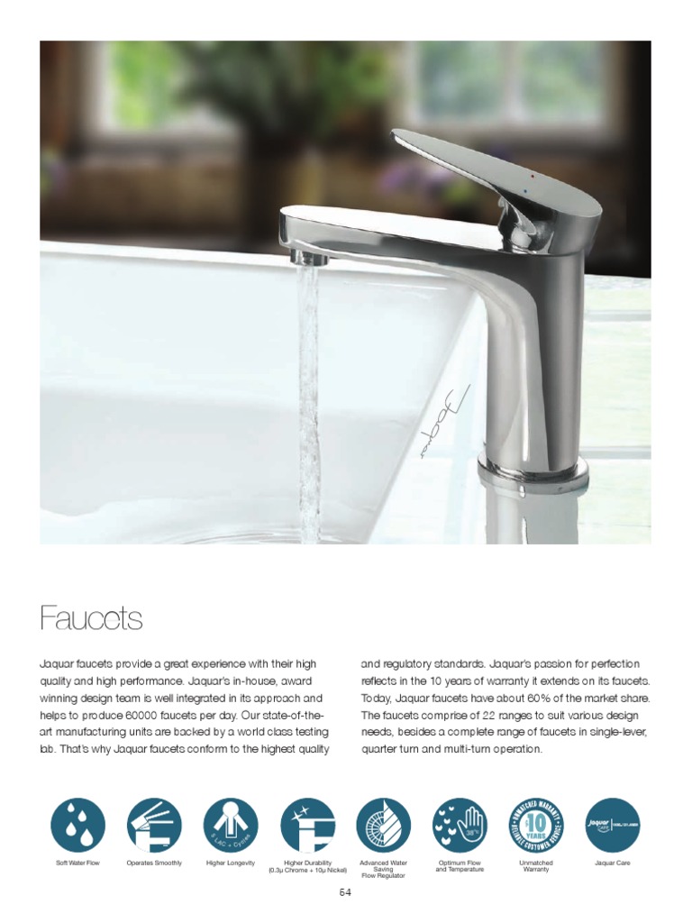 Jaquar Bathroom Fittings Pricelist | PDF | Tap (Valve) | Hydrology