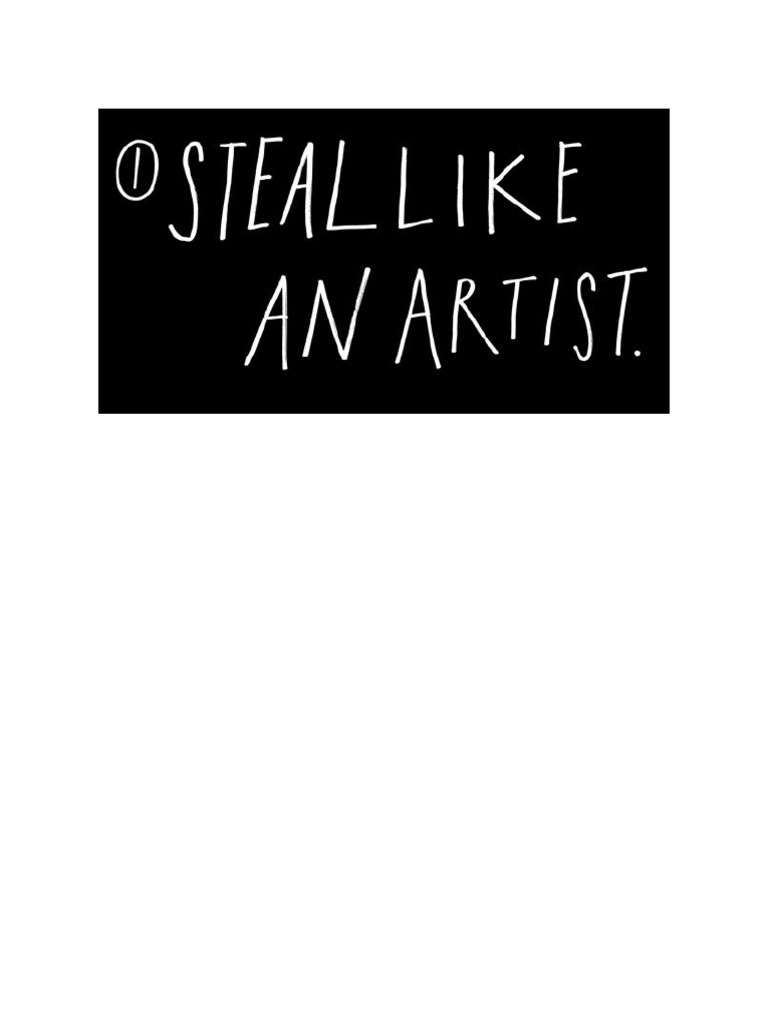 steal like an artist