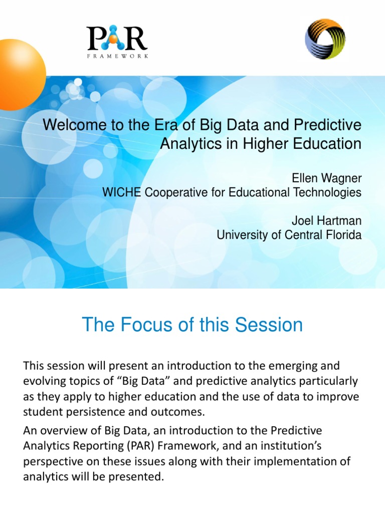 Big Data in Higher Education Analytics | PDF | Business