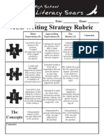 ACE Writing Strategy Rubric: The Concepts