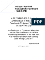 CCRB Chokehold Report