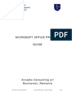 Microsoft Office Project GUIDE - Arcadia Consulting