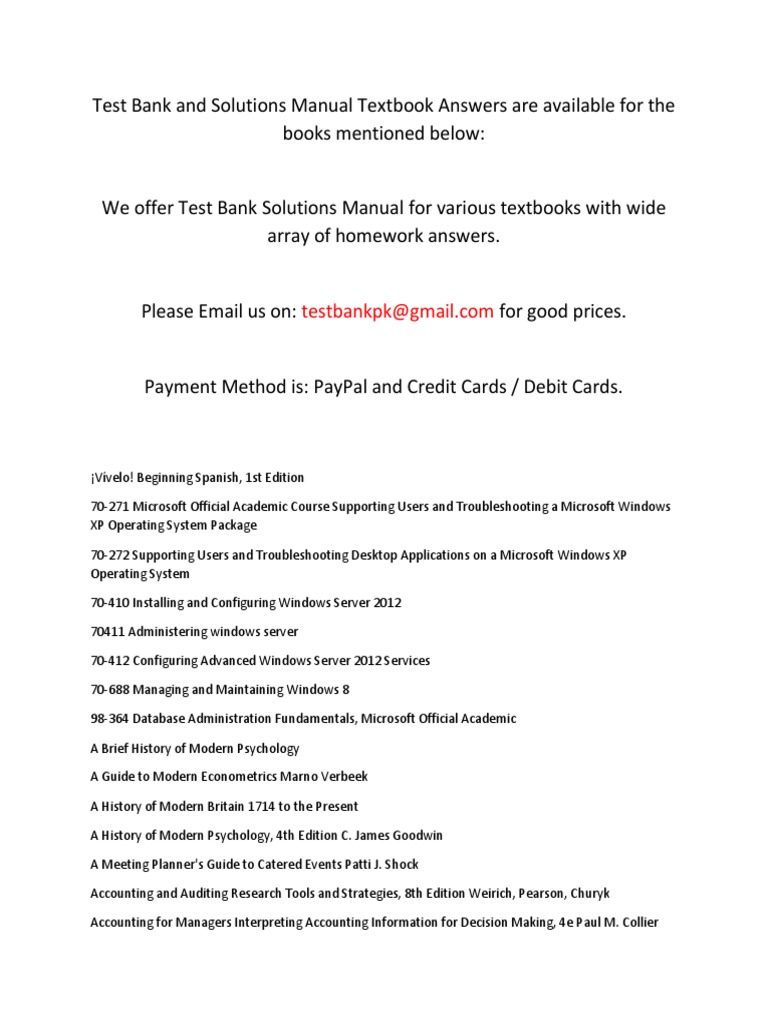 Solution Manual Adobe Systems Microsoft