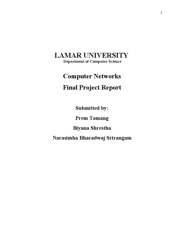 Final Report | PDF