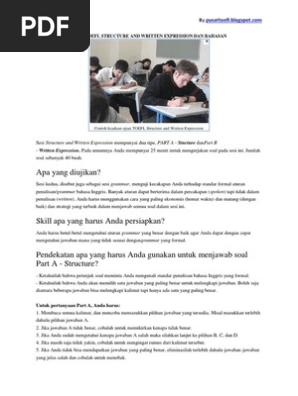 Soal Toefl Structure And Written Expression Longman Pretest Dan Pembahasan Jawaban Bumi Atmosfer Bumi