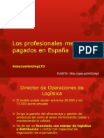 Los Profesionales Mejor Pagados en España