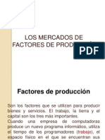 11. Los Mercados Factores de Produccion