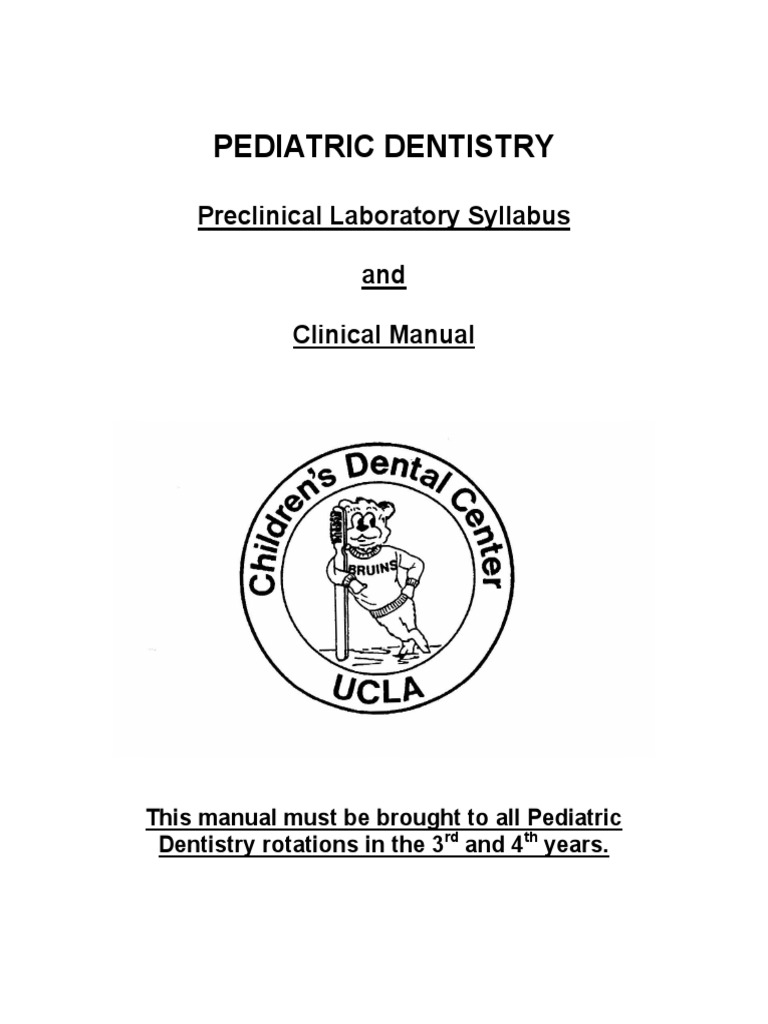 Peds Dent Lab Manual 07 | PDF | Dental Composite | Tooth Enamel
