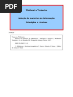 Selecao de Materiais de Informacao - Principios e Tecnicas (Waldomiro Vergueiro)