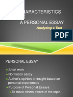 personal essay ppt