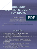 Dobsonov Spektrofotometar I Uv Indeks