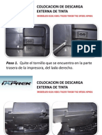 Colocacion de Descarga Externa k101 k301 Tx235 Tx430 Xp201 Xp401 t42