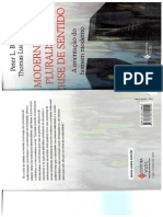 Modernidade, Pluralidade e Crise de Sentido PDF