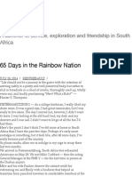 65 Days in The Rainbow Nation - Umngane Blog