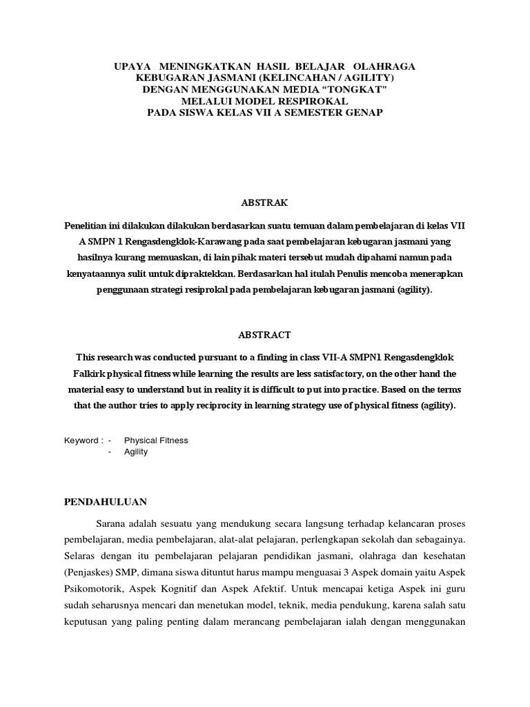 Jurnal Ptk Penjas Libre