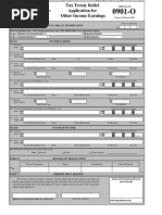 BIR Form No. 0901-O (Other Income) Bureau of Internal Revenue