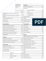 Production Paperwork Checklist