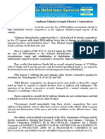 Sept29.2014 b.docP600-M Subsidy For Typhoon Glenda-Ravaged Electric Cooperatives