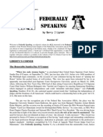 Federally Speaking 47 by Barry J. Lipson, Esq