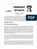 Federally Speaking 52 by Barry J. Lipson, Esq