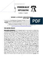 Federally Speaking Internet & Copyright Compilation Issue II by Barry J. Lipson, Esq