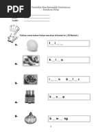 Contoh Soalan Pksr 1 Matematik Tahun 3 - Persoalan u