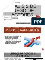 Analisis de Juego de Actores