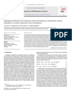 Hydrogen Production by Methanol Steam Reforming in a Membrane Reactor - Pd vs Carbon