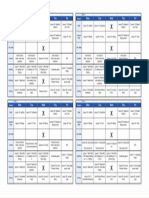 Monthly Lesson Schedule