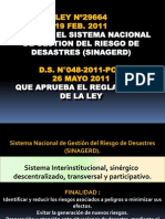 Sistema Nacional de Gestión del Riesgo de Desastres Perú (SINAGERD