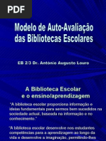 Apresentação - Modelo de Auto-Avaliação - PowerPoint