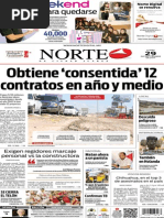 Periódico Norte edición del día 29 de septiembre de 2014