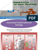 Extend Data Transformation and Exchange Presented by Quontra Solutions