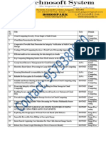 Project IEEE Project List - Technosoft Systems List 2