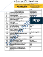 IEEE Project List - Technosoft Systems