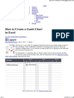 How To Create A Gantt Chart in Excel - Smartsheet
