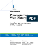 Modul Pemrograman Web Enterprise Pt3