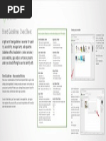 Brand Guidelines CheatSheet