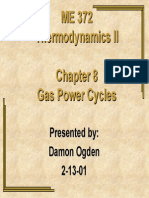 Gas Power Cycles