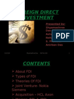 Foreign direct investment