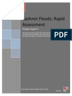 Kashmir Floods: Rapid Assessment Peoples Report 1