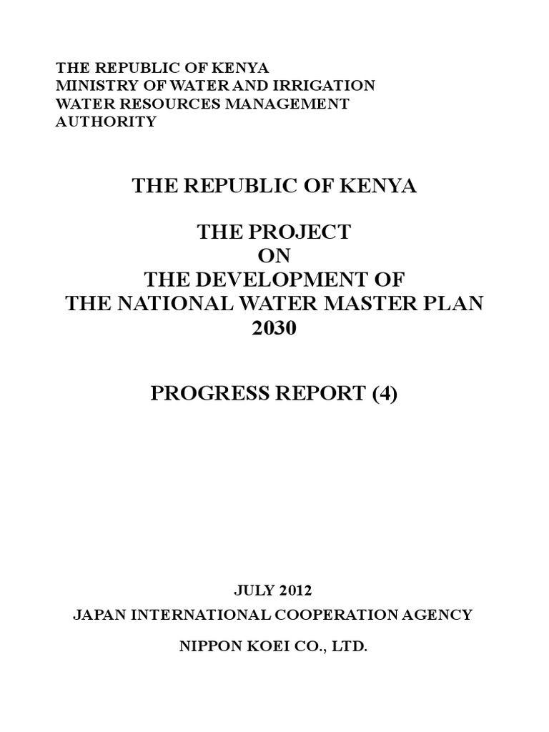 NWMP Progress Report PDF Water Resources Flood